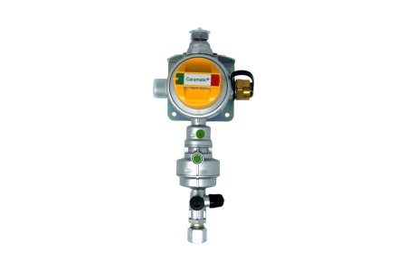 GOK Gasdruckregler Caramatic DriveTwo CS 50 mbar 1,5 kg/h – 2 x G.13 -> Rohrverschraubung 10mm – 8mm