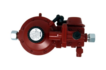 GOK regulador de presión BHK052 12 kg/h 50 mbar RVS 15mm