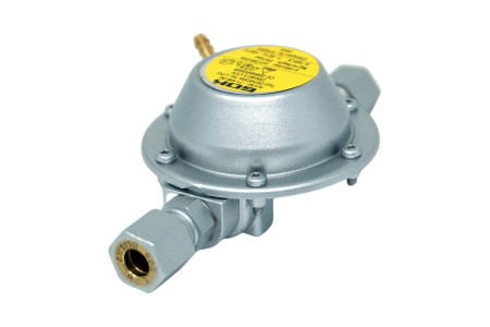 GOK regulador de presión baja 50 mbar ->30 mbar 0,8 kg/h 2 x RVS 8 mm