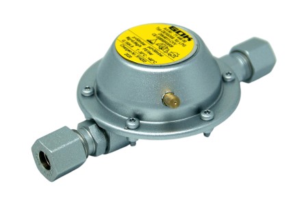 GOK régulateur de basse pression 50 mbar ->30 mbar 0,8 kg/h 2 x RVS 8 mm