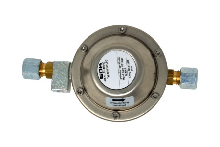 GOK regulador de presión baja 50 mbar ->30 mbar 1,5 kg/h 2 x RVS 8 mm