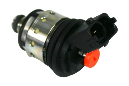 Landi Renzo MED OEM Injector GI25-22 ORANGE LPG CNG - for FIAT with MTA connector only (new 12-hole version)