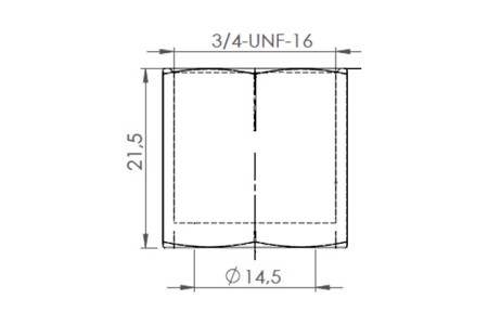 LPG-FIT kit di raccordi angolato 90° XD-6 = tubo flessibile di riempimenot (FNF-M)