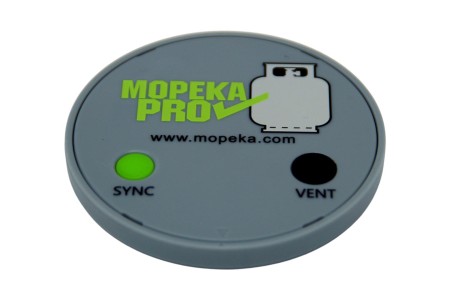 MOPEKA PRO Indicateur de contenu pour bouteille de gaz Bluetooth avec cadre adhésif