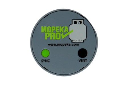 MOPEKA PRO Gasflaschen Gas Füllstandsanzeige Bluetooth mit Kleberahmen
