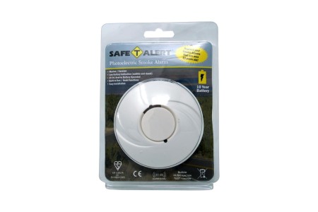 Safe-T-Alert détecteur de fumée pour les camping-cars, les caravanes et les bateaux, Batterie incluse