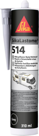 SikaLastomer® 514 310ml - abtupfbarer Butyl-Dichtstoff