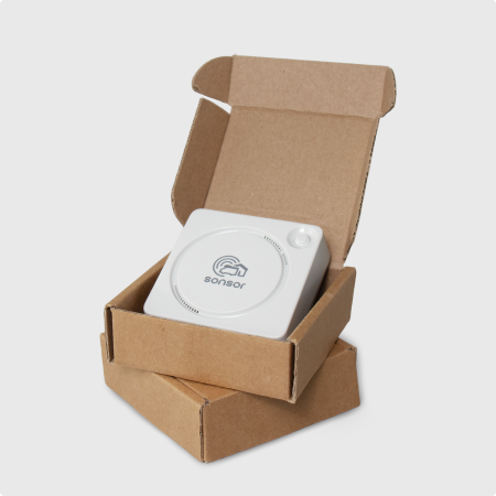 sonsor Système dalarme fixe avec Wi-Fi (blanc)