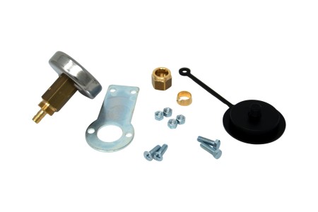 Tomasetto col de remplissage DISH + support en métal et bouchon pour tuyau thermoplastique 8mm