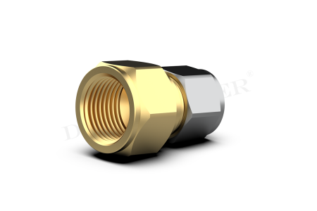 Connector 3/4 UNF -> 8mm thermoplastic pipe