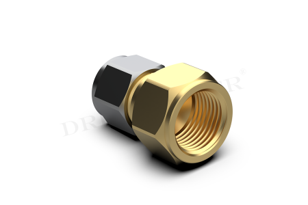 Connector 3/4 UNF -> 8mm thermoplastic pipe