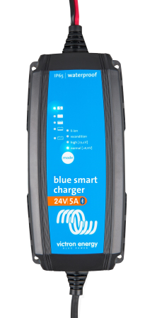 Victron Energy Blue Smart IP65, chargeur 24/5(1) 230 V CEE 7/17, version grand public